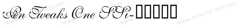 Pen Tweaks One SSi字体转换